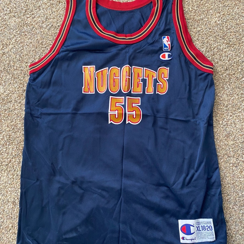 Champion Nuggets Jersey Mutombo size Youth XL 18-20